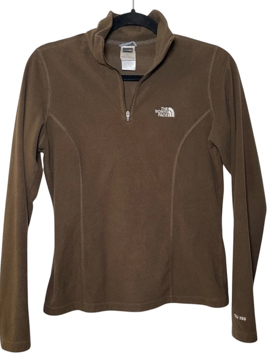 The North Face Tops - The North Face Women’s Brown TKA 100 Glacier 1/4 Zip Fleece Pullover Size Small